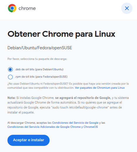 Cómo instalar google chrome en linux 6 como descargar google chrome para
