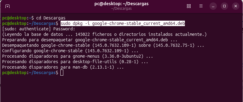 Cómo instalar google chrome en linux 7 instalacion google chrome en linux debian ubuntu