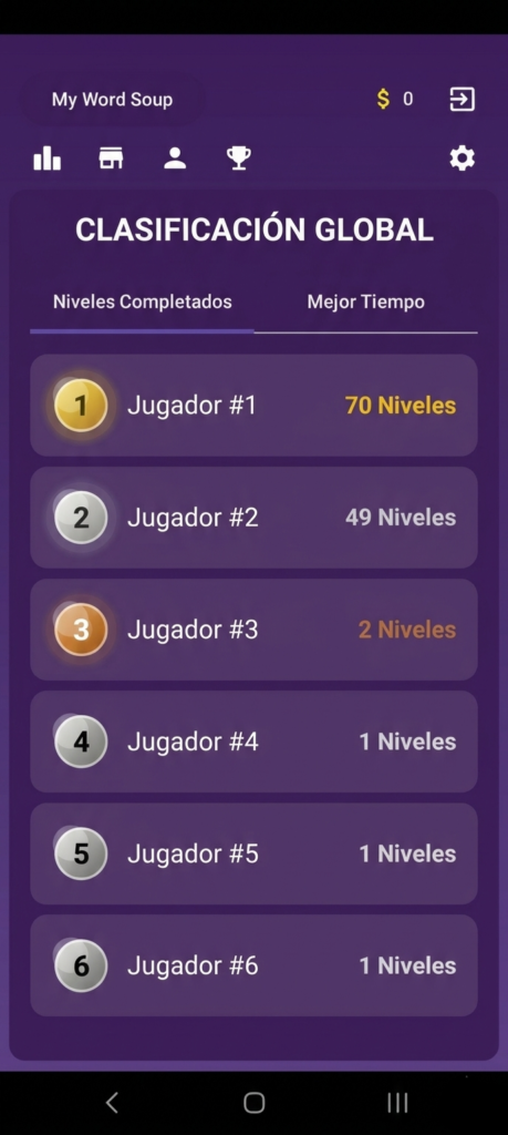 Sopa de Letras Android Gratis – Crea Sopas Personalizadas 6 Screenshot 20260301 132023