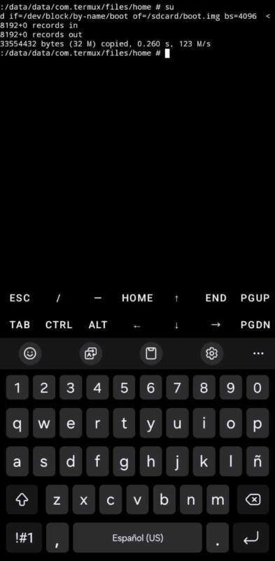 Guía para extraer boot.img de firmware o ROM Android 4 extraer boot img android desde termux scaled