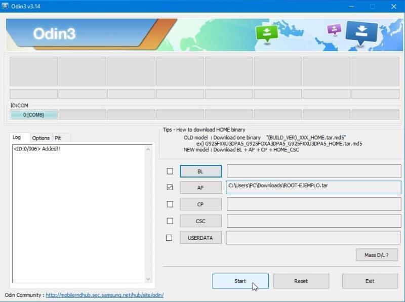 Cómo ser usuario root en Android 4 odin flasheando boot img parcheado magisk samsung