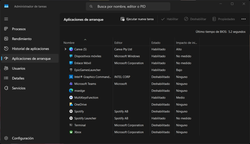 consultar que consume recursos en windows