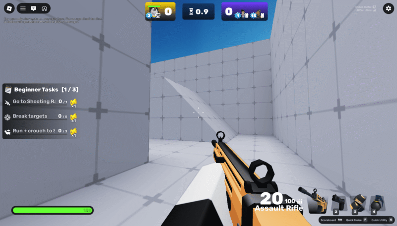 jugando roblox en
