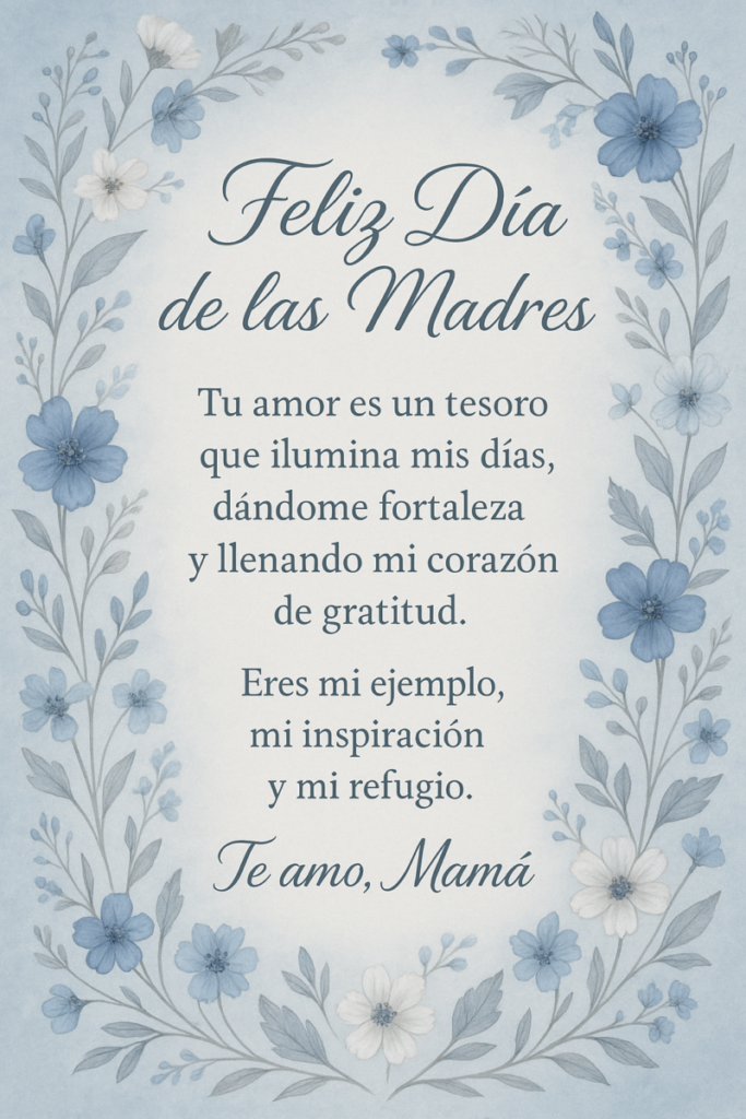 tarjeta mama amor infinito