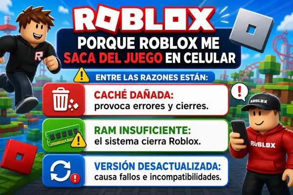 Solucionar porque roblox me saca al jugar en celular
